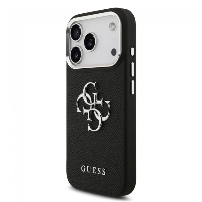 Apple iPhone 17 Pro Kılıf Guess Orjinal Lisanslı PU Deri 4G Büyük Metal Logo Dizaynlı Kapak Apple iPhone 17 Pro Kılıf Guess Orjinal Lisanslı PU Deri 4G Büyük Metal Logo Dizaynlı Kapak