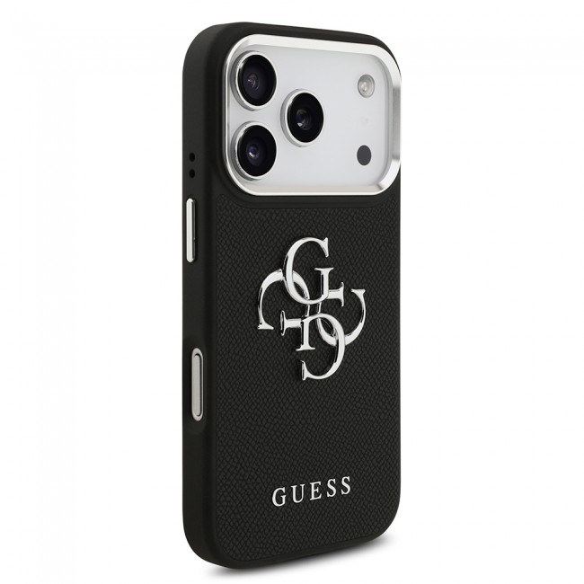 Apple iPhone 17 Pro Kılıf Guess Orjinal Lisanslı PU Deri 4G Büyük Metal Logo Dizaynlı Kapak Apple iPhone 17 Pro Kılıf Guess Orjinal Lisanslı PU Deri 4G Büyük Metal Logo Dizaynlı Kapak