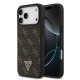 Apple iPhone 17 Pro Kılıf Guess Orjinal Lisanslı PU Deri 4G Desenli Üçgen Logolu Kapak Apple iPhone 17 Pro Kılıf Guess Orjinal Lisanslı PU Deri 4G Desenli Üçgen Logolu Kapak