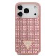 Apple iPhone 17 Pro Kılıf Guess Orjinal Lisanslı Taşlı Arka Yüzey Üçgen Logolu Kapak Apple iPhone 17 Pro Kılıf Guess Orjinal Lisanslı Taşlı Arka Yüzey Üçgen Logolu Kapak