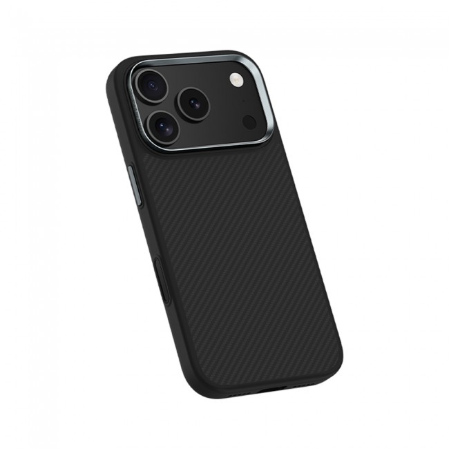 Apple iPhone 17 Pro Kılıf Karbon Fiber M-safe Şarj Özellikli Benks Hybrid ArmorPro 600D Kevlar Kapak Apple iPhone 17 Pro Kılıf Karbon Fiber M-safe Şarj Özellikli Benks Hybrid ArmorPro 600D Kevlar Kapak