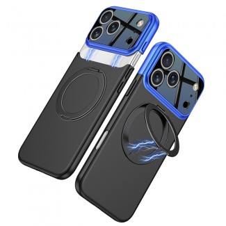 Apple iPhone 17 Pro Kılıf M-safe Şarj Özellikli 360 Derece Standlı Çift Parçalı Zore Torino Kapak Apple iPhone 17 Pro Kılıf M-safe Şarj Özellikli 360 Derece Standlı Çift Parçalı Zore Torino Kapak