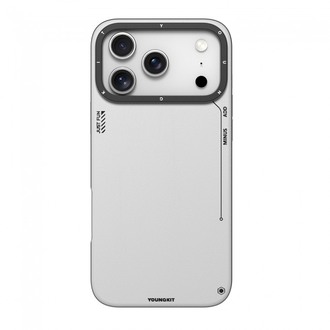 Apple iPhone 17 Pro Kılıf M-safe Şarj Özellikli Basit Mat Deri Desenli Youngkit Tech Fashion Serisi Kapak Apple iPhone 17 Pro Kılıf M-safe Şarj Özellikli Basit Mat Deri Desenli Youngkit Tech Fashion Serisi Kapak