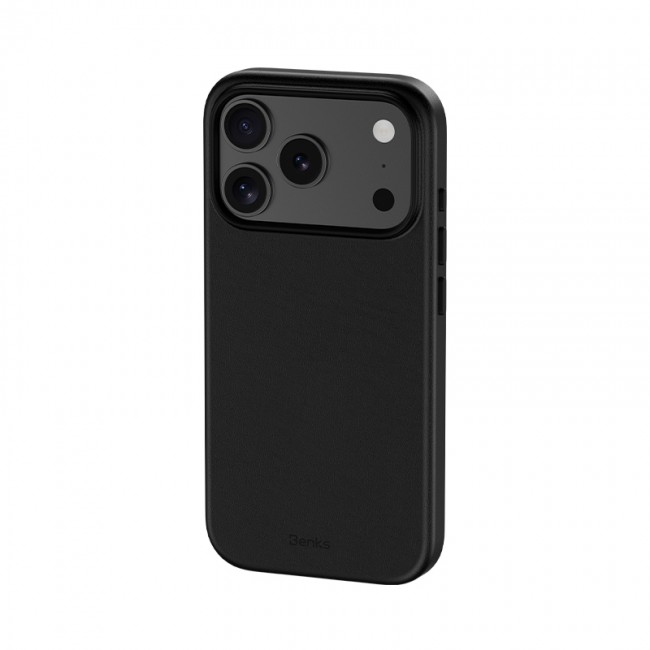 Apple iPhone 17 Pro Kılıf M-safe Şarj Özellikli Çizilmeye Dayanıklı Benks VitaPro Serisi PU Deri Kapak Apple iPhone 17 Pro Kılıf M-safe Şarj Özellikli Çizilmeye Dayanıklı Benks VitaPro Serisi PU Deri Kapak