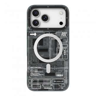 Apple iPhone 17 Pro Kılıf M-safe Şarj Özellikli Kamera Denetim Butonlu Youngkit Technology Serisi Kapak Apple iPhone 17 Pro Kılıf M-safe Şarj Özellikli Kamera Denetim Butonlu Youngkit Technology Serisi Kapak