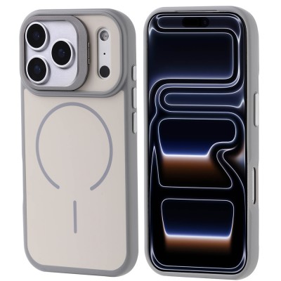 Bal-z Apple iPhone 17 Pro Kılıf M-safe Şarj Özellikli Kamera Standlı  Notron Kapak