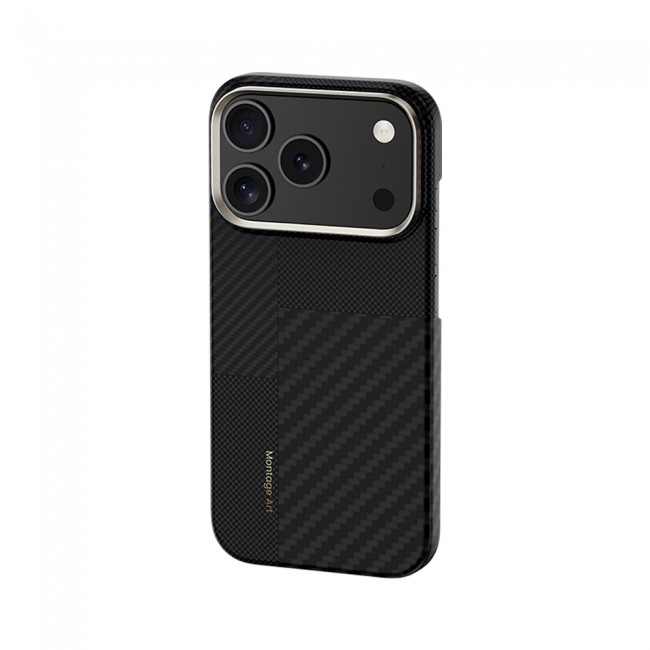 Apple iPhone 17 Pro Kılıf M-safe Şarj Özellikli Karbon Fiber Benks Montage ArmorAir Kevlar Kapak Apple iPhone 17 Pro Kılıf M-safe Şarj Özellikli Karbon Fiber Benks Montage ArmorAir Kevlar Kapak