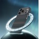 Apple iPhone 17 Pro Kılıf M-safe Şarj Özellikli Karbon Fiber Tasarımlı Benks Aurora ArmorPro Kevlar Kapak