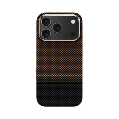 Bal-z Apple iPhone 17 Pro Kılıf M-safe Şarj Özellikli Karbon Fiber Tasarımlı Benks Prestige ArmorPro Kevlar Kapak