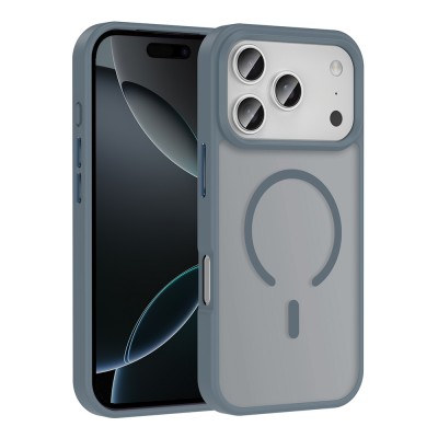 Bal-z Apple iPhone 17 Pro Kılıf M-safe Şarj Özellikli Mat Arka Yüzey  Sio Kapak