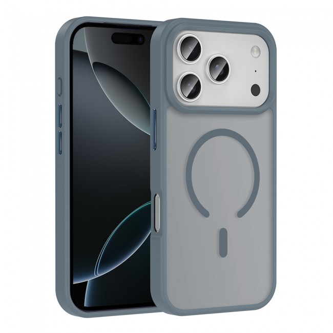 Apple iPhone 17 Pro Kılıf M-safe Şarj Özellikli Mat Arka Yüzey Zore Sio Kapak Apple iPhone 17 Pro Kılıf M-safe Şarj Özellikli Mat Arka Yüzey Zore Sio Kapak