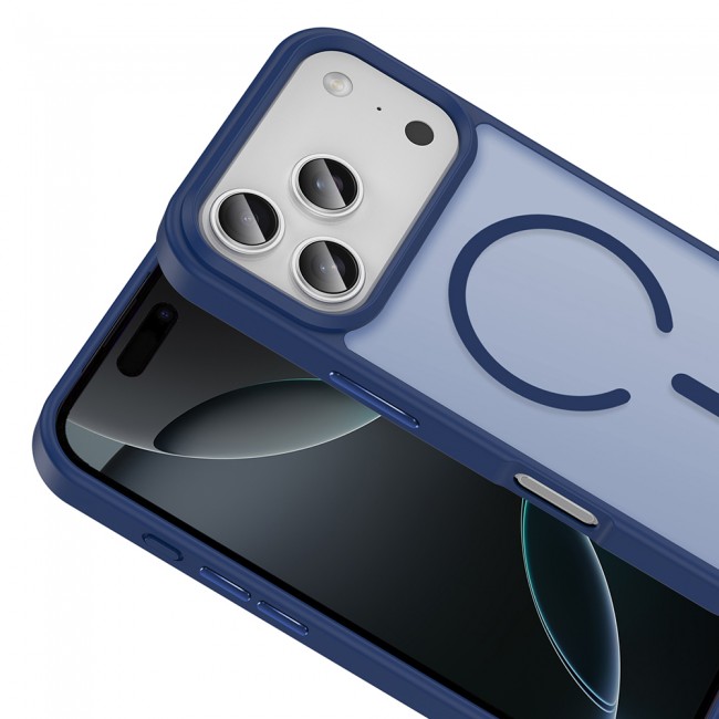 Apple iPhone 17 Pro Kılıf M-safe Şarj Özellikli Mat Arka Yüzey Zore Sio Kapak Apple iPhone 17 Pro Kılıf M-safe Şarj Özellikli Mat Arka Yüzey Zore Sio Kapak