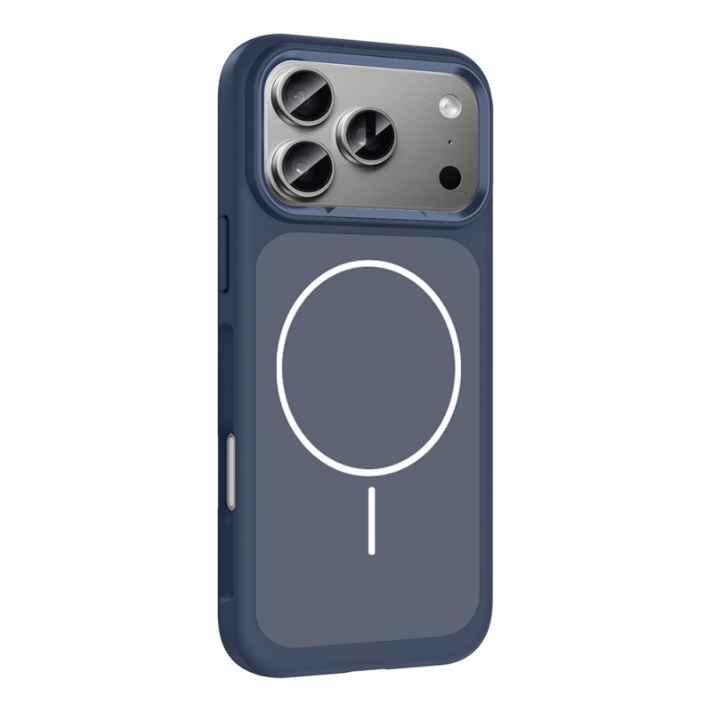 Bal-z Apple iPhone 17 Pro Kılıf M-Safe Şarj Özellikli Metal Kamera Çerçeveli  Sanremo Silikon Kapak