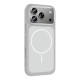 Apple iPhone 17 Pro Kılıf M-Safe Şarj Özellikli Metal Kamera Çerçeveli Zore Sanremo Silikon Kapak Apple iPhone 17 Pro Kılıf M-Safe Şarj Özellikli Metal Kamera Çerçeveli Zore Sanremo Silikon Kapak