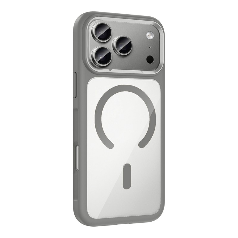 Bal-z Apple iPhone 17 Pro Kılıf M-Safe Şarj Özellikli Metal Kamera Çerçeveli  Tiko Kapak