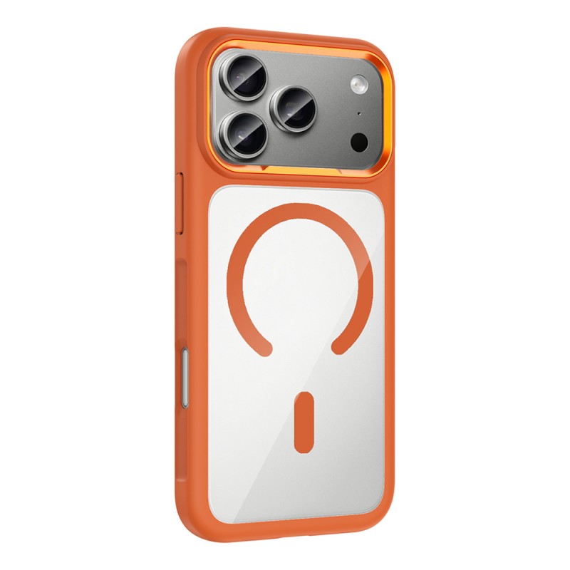 Bal-z Apple iPhone 17 Pro Kılıf M-Safe Şarj Özellikli Metal Kamera Çerçeveli  Tiko Kapak