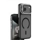 Apple iPhone 17 Pro Kılıf M-safe Şarj Özellikli Metal Kamera Standlı Lenyes CK226 PC Kapak Apple iPhone 17 Pro Kılıf M-safe Şarj Özellikli Metal Kamera Standlı Lenyes CK226 PC Kapak