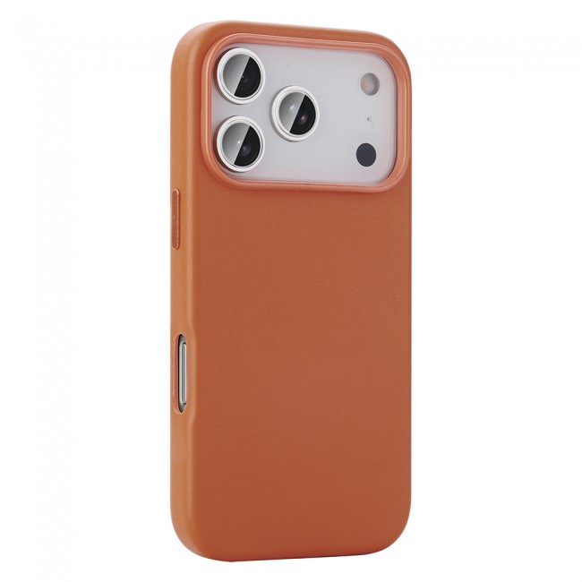 Apple iPhone 17 Pro Kılıf M-safe Şarj Özellikli PU Deri Görünümlü Zore Kupra Kapak Apple iPhone 17 Pro Kılıf M-safe Şarj Özellikli PU Deri Görünümlü Zore Kupra Kapak