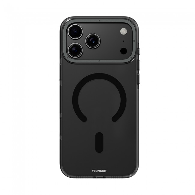 Apple iPhone 17 Pro Kılıf M-safe Şarj Özellikli Şeffaf Youngkit Crystal Shield Serisi Kapak Apple iPhone 17 Pro Kılıf M-safe Şarj Özellikli Şeffaf Youngkit Crystal Shield Serisi Kapak