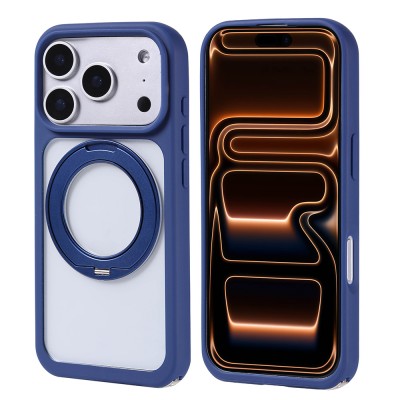 Bal-z Apple iPhone 17 Pro Kılıf M-Safe Şarj Özellikli Standlı  Piza Silikon Kapak