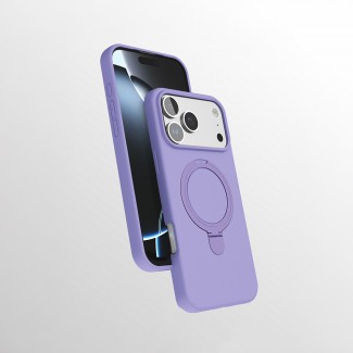 Apple iPhone 17 Pro Kılıf M-safe Şarj Özellikli Standlı Zore Samara Kapak Apple iPhone 17 Pro Kılıf M-safe Şarj Özellikli Standlı Zore Samara Kapak