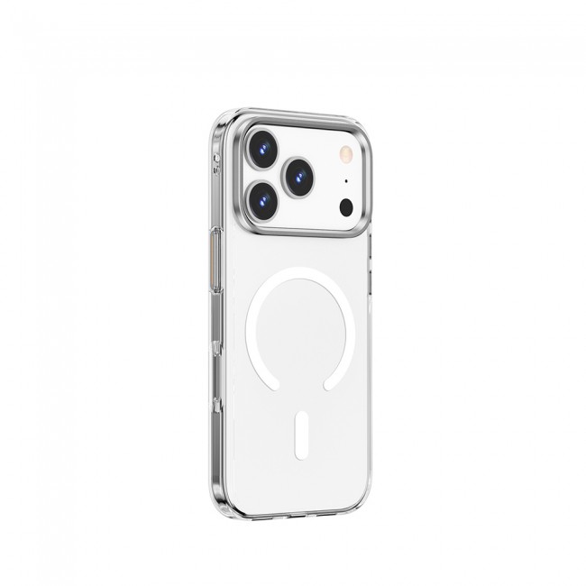 Apple iPhone 17 Pro Kılıf M-safe Şarj Özellikli Wiwu YXK-208 Invisible Ultra Sert PC Kapak Apple iPhone 17 Pro Kılıf M-safe Şarj Özellikli Wiwu YXK-208 Invisible Ultra Sert PC Kapak