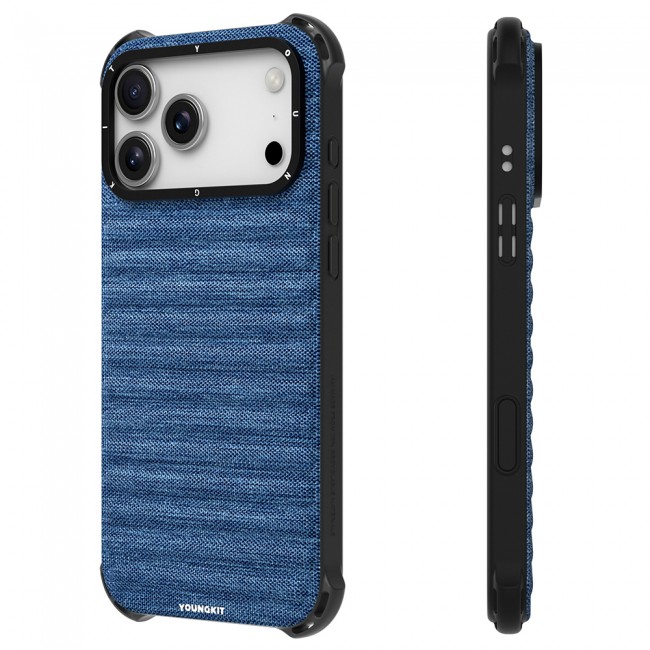 Apple iPhone 17 Pro Kılıf M-safe Şarj Özellikli Youngkit Canvas Serisi Kapak Apple iPhone 17 Pro Kılıf M-safe Şarj Özellikli Youngkit Canvas Serisi Kapak