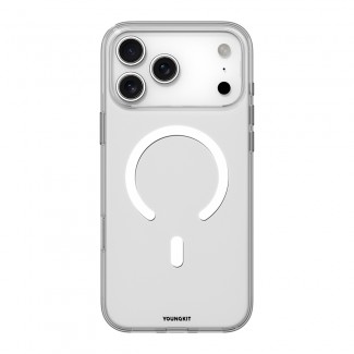 Apple iPhone 17 Pro Kılıf M-safe Şarj Özellikli Youngkit Clear Serisi Kapak Apple iPhone 17 Pro Kılıf M-safe Şarj Özellikli Youngkit Clear Serisi Kapak