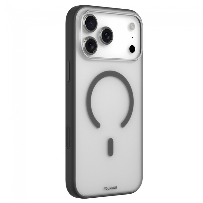 Apple iPhone 17 Pro Kılıf M-safe Şarj Özellikli Youngkit Clear Serisi Kapak Apple iPhone 17 Pro Kılıf M-safe Şarj Özellikli Youngkit Clear Serisi Kapak