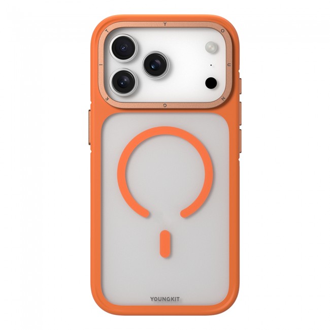 Apple iPhone 17 Pro Kılıf M-safe Şarj Özellikli Youngkit Rock Sand Serisi Kapak Apple iPhone 17 Pro Kılıf M-safe Şarj Özellikli Youngkit Rock Sand Serisi Kapak