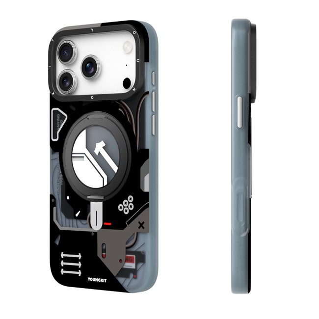 Apple iPhone 17 Pro Kılıf M-safe Şarj Özellikli Youngkit Starship Serisi Kapak Apple iPhone 17 Pro Kılıf M-safe Şarj Özellikli Youngkit Starship Serisi Kapak