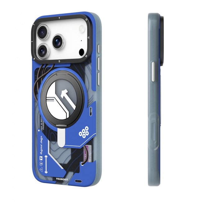 Apple iPhone 17 Pro Kılıf M-safe Şarj Özellikli Youngkit Starship Serisi Kapak Apple iPhone 17 Pro Kılıf M-safe Şarj Özellikli Youngkit Starship Serisi Kapak