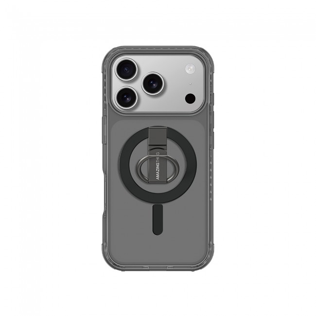 Apple iPhone 17 Pro Kılıf M-safe Şarj Özellikli Yüzük Standlı Amazingthing Titan Pro Serisi Kapak Apple iPhone 17 Pro Kılıf M-safe Şarj Özellikli Yüzük Standlı Amazingthing Titan Pro Serisi Kapak