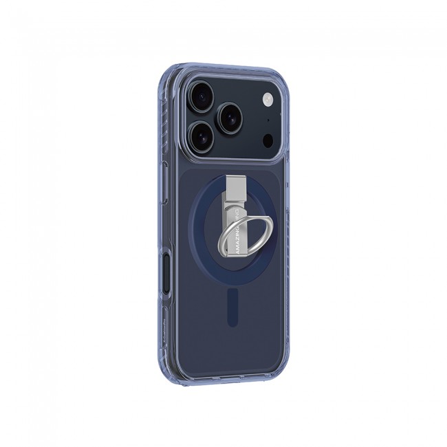 Apple iPhone 17 Pro Kılıf M-safe Şarj Özellikli Yüzük Standlı Amazingthing Titan Pro Serisi Kapak Apple iPhone 17 Pro Kılıf M-safe Şarj Özellikli Yüzük Standlı Amazingthing Titan Pro Serisi Kapak