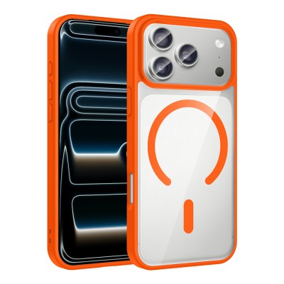 Bal-z Apple iPhone 17 Pro Kılıf M-safe Wireless Şarj Özellikli Silikon  Ege Kapak