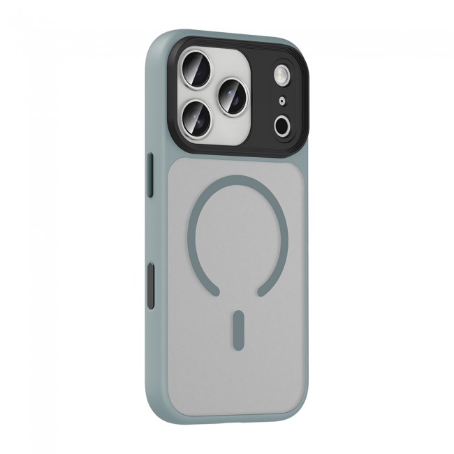 Apple iPhone 17 Pro Kılıf Mat Arka Yüzey Wireless Şarj Özellikli Zore Flet M-safe Kapak Apple iPhone 17 Pro Kılıf Mat Arka Yüzey Wireless Şarj Özellikli Zore Flet M-safe Kapak