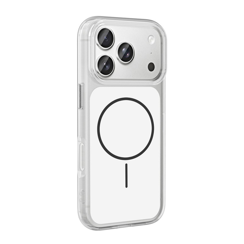 Bal-z Apple iPhone 17 Pro Kılıf Metal Buton Tasarımlı  İkonik Sert Silikon Kapak