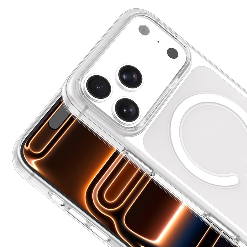 Bal-z Apple iPhone 17 Pro Kılıf  Wireless Şarj Özellikli Şeffaf Orjin Kapak