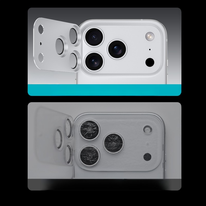 Bal-z Apple iPhone 17 Pro Max Benks Glass Warrior Anti Reflective Metal Kamera Lens Koruyucu