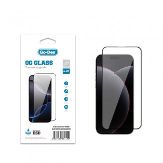 Apple iPhone 17 Pro Max Go Des OG Glass Antistatik Temperli Cam Ekran Koruyucu Apple iPhone 17 Pro Max Go Des OG Glass Antistatik Temperli Cam Ekran Koruyucu