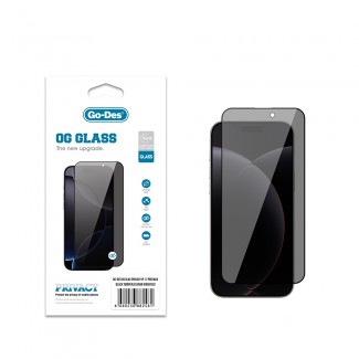 Apple iPhone 17 Pro Max Go Des OG Glass Privacy Antistatik Temperli Cam Ekran Koruyucu Apple iPhone 17 Pro Max Go Des OG Glass Privacy Antistatik Temperli Cam Ekran Koruyucu