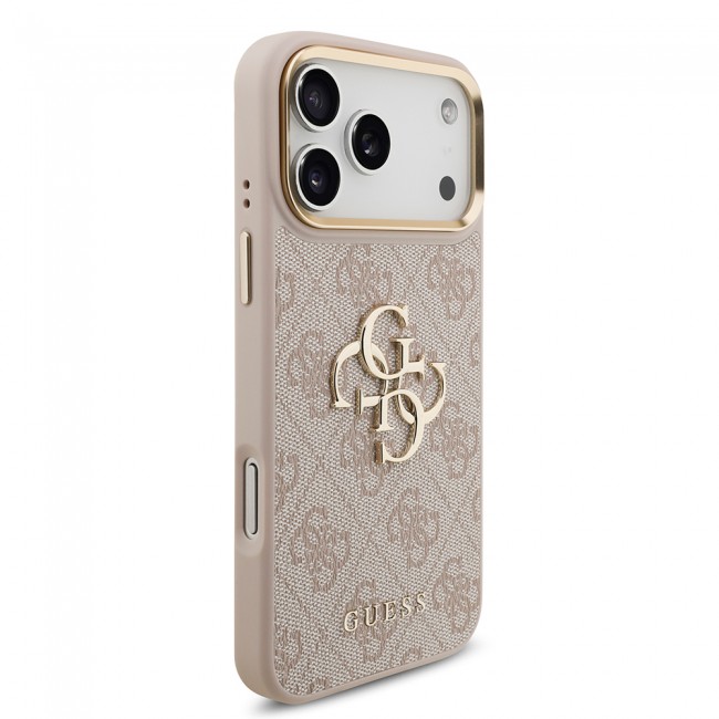Apple iPhone 17 Pro Max Kılıf Guess Orjinal Lisanslı 4G Büyük Metal Logolu Kalın Askılı Kapak Apple iPhone 17 Pro Max Kılıf Guess Orjinal Lisanslı 4G Büyük Metal Logolu Kalın Askılı Kapak