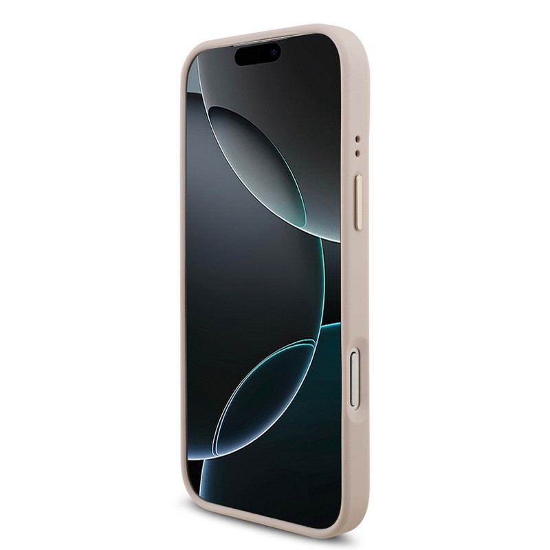 Bal-z Apple iPhone 17 Pro Max Kılıf Guess Orjinal Lisanslı 4G Büyük Metal Logolu Kalın Askılı Kapak