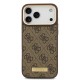 Apple iPhone 17 Pro Max Kılıf Guess Orjinal Lisanslı M-safe Şarj Özellikli 4G Desenli PU Metal Plaka Klasik Logolu Kapak Apple iPhone 17 Pro Max Kılıf Guess Orjinal Lisanslı M-safe Şarj Özellikli 4G Desenli PU Metal Plaka Klasik Logolu Kapak