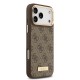 Apple iPhone 17 Pro Max Kılıf Guess Orjinal Lisanslı M-safe Şarj Özellikli 4G Desenli PU Metal Plaka Klasik Logolu Kapak Apple iPhone 17 Pro Max Kılıf Guess Orjinal Lisanslı M-safe Şarj Özellikli 4G Desenli PU Metal Plaka Klasik Logolu Kapak