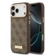 Apple iPhone 17 Pro Max Kılıf Guess Orjinal Lisanslı M-safe Şarj Özellikli 4G Desenli PU Metal Plaka Klasik Logolu Kapak Apple iPhone 17 Pro Max Kılıf Guess Orjinal Lisanslı M-safe Şarj Özellikli 4G Desenli PU Metal Plaka Klasik Logolu Kapak