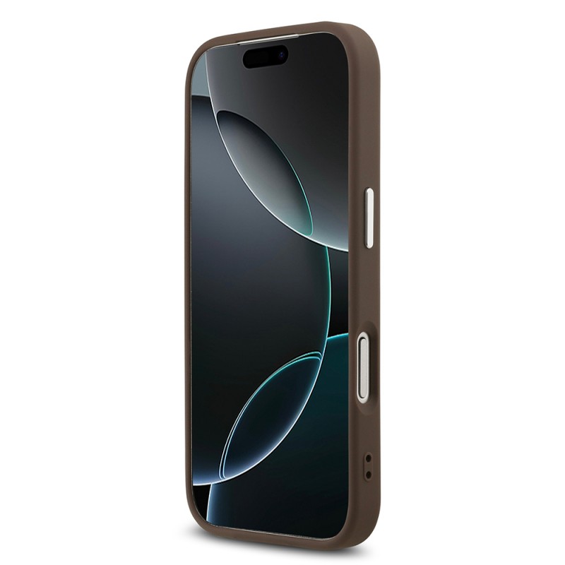 Bal-z Apple iPhone 17 Pro Max Kılıf Guess Orjinal Lisanslı M-safe Şarj Özellikli 4G Klasik Yazı Logolu Kapak