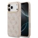 Apple iPhone 17 Pro Max Kılıf Guess Orjinal Lisanslı M-safe Şarj Özellikli Gold Metal Kamera Çerçeveli PU Deri 4G Desenli Yazı Logolu Kapak Apple iPhone 17 Pro Max Kılıf Guess Orjinal Lisanslı M-safe Şarj Özellikli Gold Metal Kamera Çerçeveli PU Deri 4G Desenli Yazı Logolu Kapak