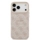 Apple iPhone 17 Pro Max Kılıf Guess Orjinal Lisanslı M-safe Şarj Özellikli Gold Metal Kamera Çerçeveli PU Deri 4G Desenli Yazı Logolu Kapak Apple iPhone 17 Pro Max Kılıf Guess Orjinal Lisanslı M-safe Şarj Özellikli Gold Metal Kamera Çerçeveli PU Deri 4G Desenli Yazı Logolu Kapak