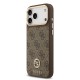 Apple iPhone 17 Pro Max Kılıf Guess Orjinal Lisanslı M-safe Şarj Özellikli Gold Metal Kamera Çerçeveli Taşlı 4G Logolu Kapak